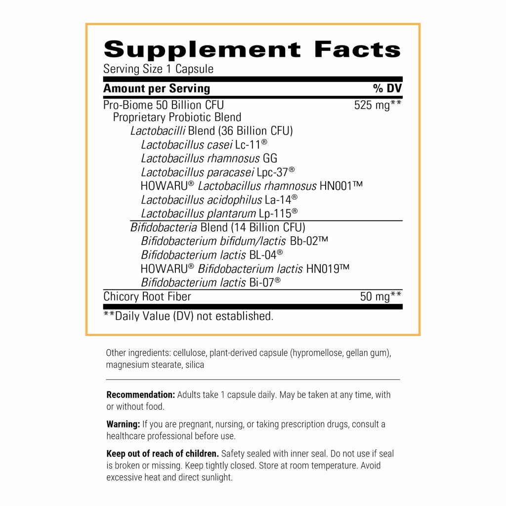 Integrative Therapeutics Pro-Biome, Probiotic Blend, 30 Capsules