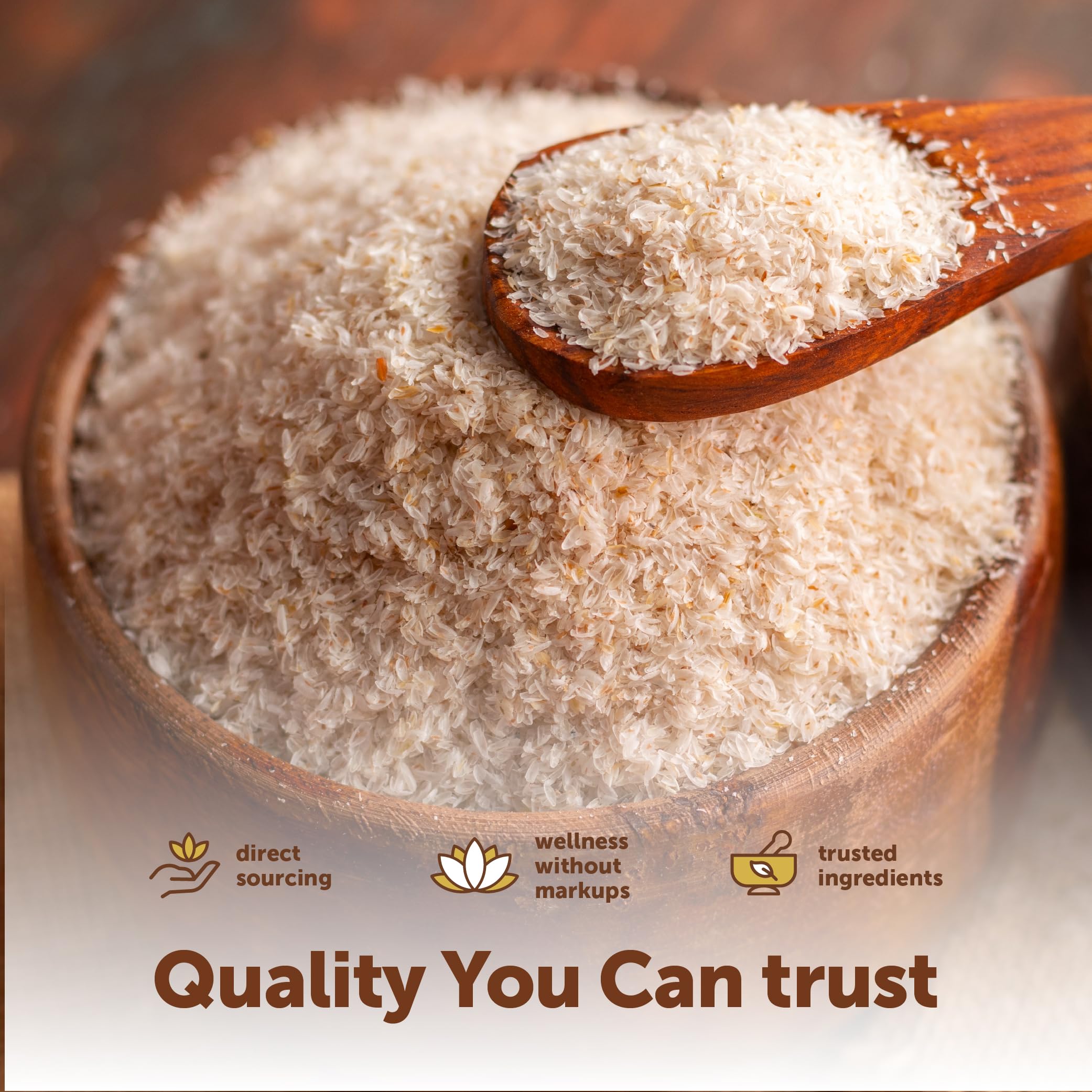 Micro Ingredients Organic Whole Psyllium Husks, 3lbs | Daily Soluble Fiber Supplement | Sourced from India | Ideal for Oatmeal, Coffee & Beverage | Unflavored, Non-GMO, Keto Friendly, Vegan