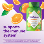 Vitafusion Power C Vitamin Gummies | Sugar Free | 250 mg | 90 Count | Adult Gummy Vitamins for Women & Men | Orange Flavor | Gluten-Free Supplement