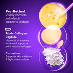 Buy now Olay Retinol Night Cream for Women, Anti-Aging Face Moisturizer, Fragrance-Free, Non Greasy - Anti-Wrinkle, Smooth Fine Lines, Hydrating Skin Care - Triple Collagen Cream, Peptide, Niacinamide, 1.7oz at indiglob india
