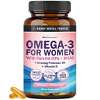 Triple Strength Omega 3 Fish Oil 3000mg for Women and Men, 180 Softgels | High Potency Omega 3 Supplement, Burpless Lemon Flavor Fish Oil - 2250mg Essential Fatty Acids with DHA & EPA, Wild Caught