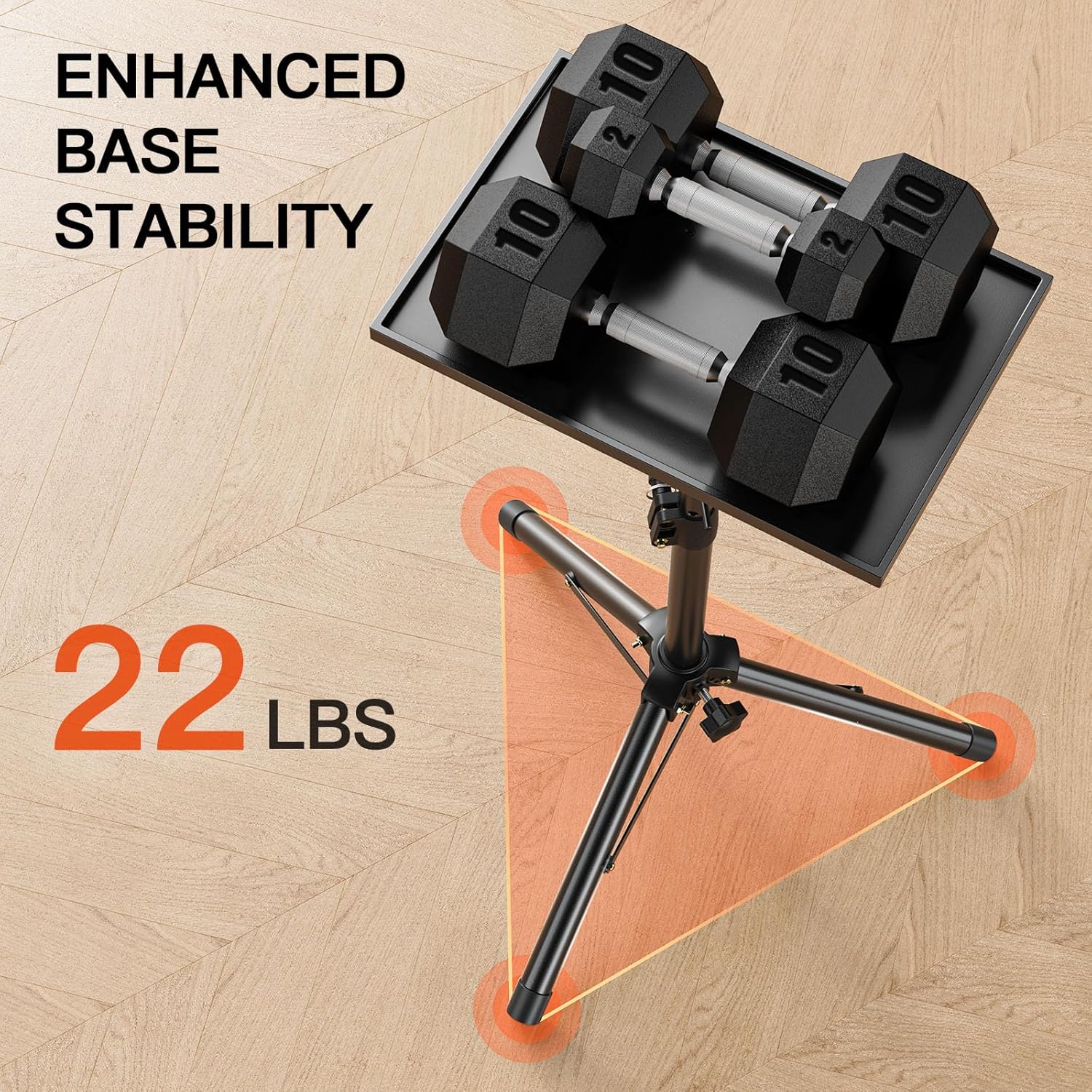 Buy now AMADA Projector Stand, Laptop Stand with Adjustable Height 22 to 36 inch, Heavy Duty Projector Mount as DJ Racks, Portable Projector Tripod Stand, Tall Floor Stand for Office, Home, Stage or Studio at indiglob india
