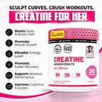 Old School Labs Creatine for Women with Collagen and BCAA, Unflavored | Post-Workout Supplement with 5g Creatine Monohydrate Powder, 2g Collagen & BCAA for Strength & Recovery