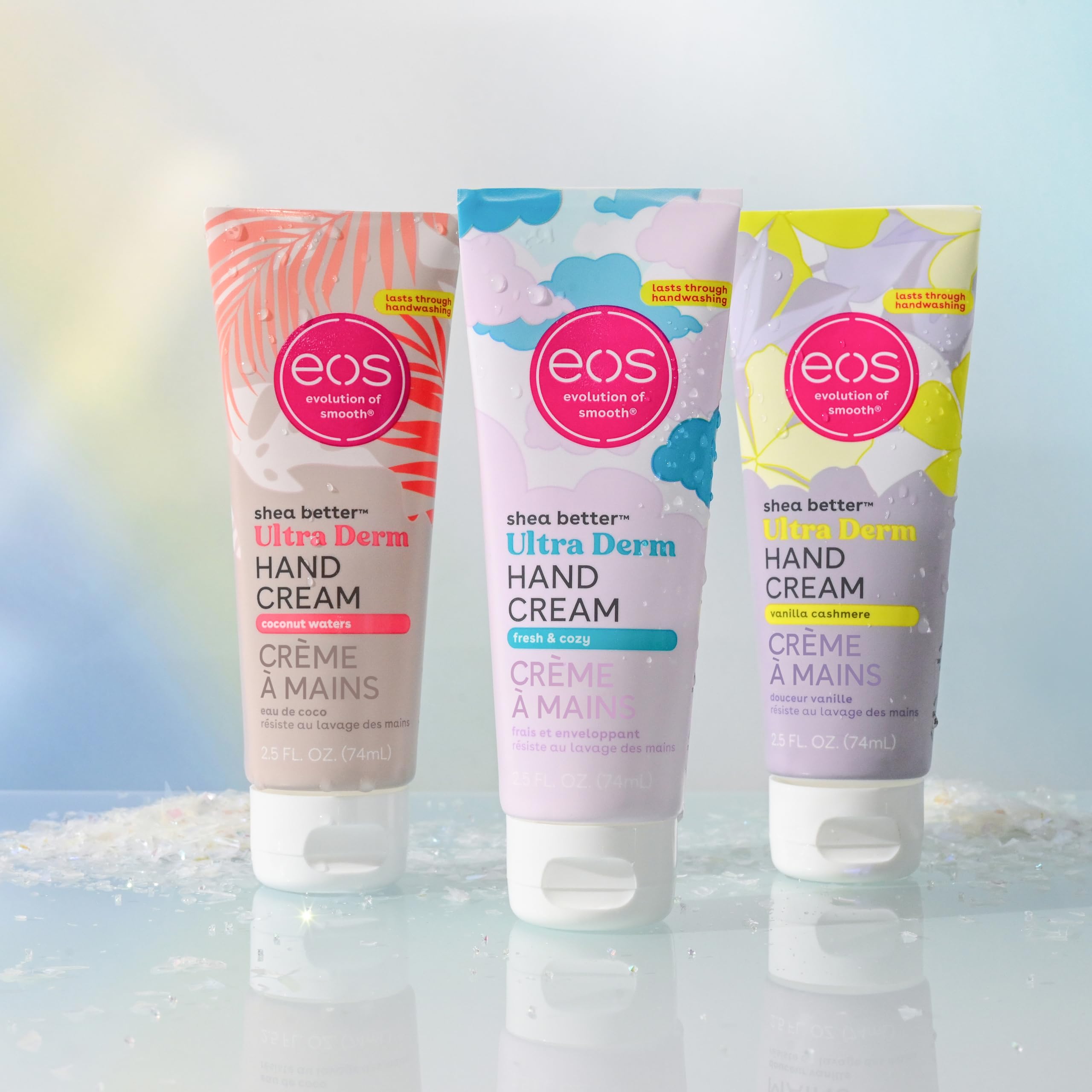 Buy now eos Shea Better Hand Cream â€“ Fresh & Cozy, Hand Lotion, Hand Lotion for Dry Skin, Hydrating, Shea Butter, Dry Skin Relief, Travel Size, 2.5 oz at indiglob india