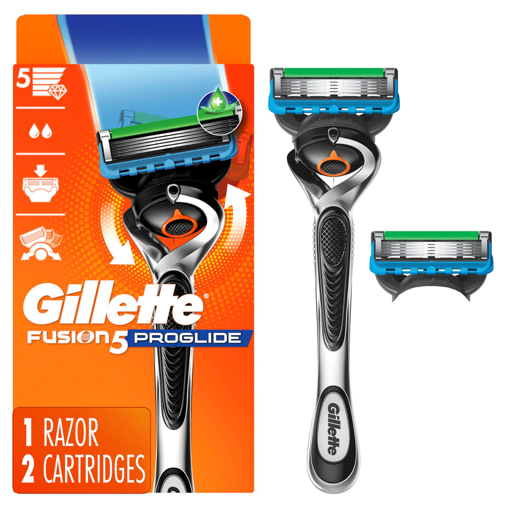 Gillette Fusion ProGlide Shaving Razor for Men, 1 Handle + 4 Blade Refills