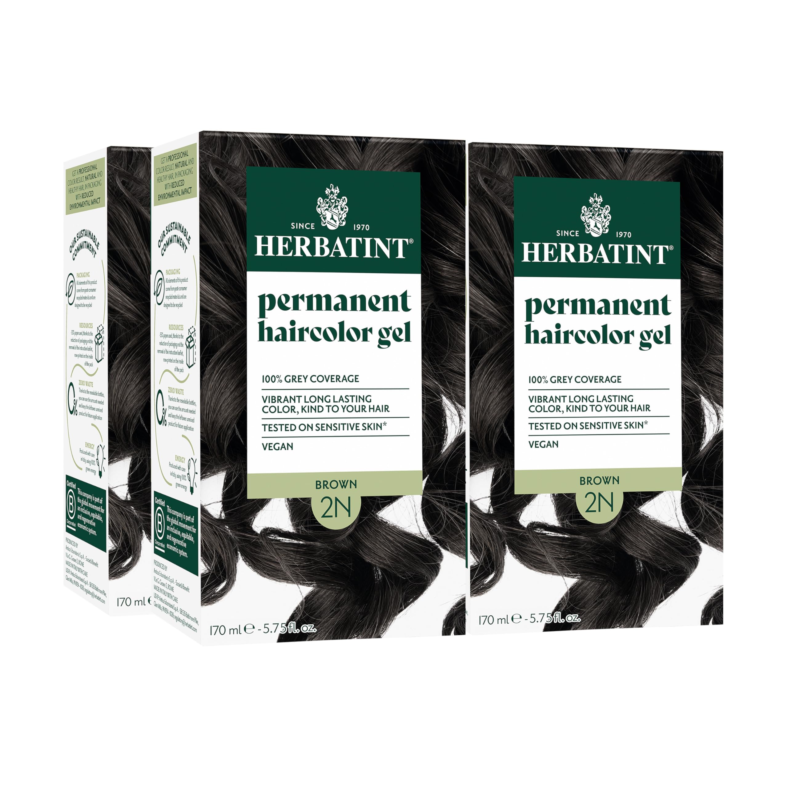 Buy now Herbatint Permanent Hair Dye For Women - 4N Chestnut - For Up To 100% Gray Coverage of Resistant Gray Hair - Ammonia-Free, Alcohol-Free & Vegan - Salon Influenced Hair color 5.75 fl oz at indiglob india