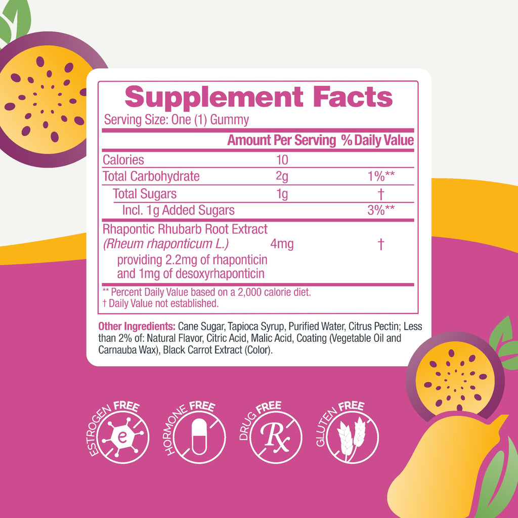 Estroven Complete Gummies Menopause Relief Supplement for Women, 30 Count