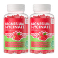 90 CT Magnesium Glycinate Gummies 1000mg - Sugar Free Magnesium Potassium Supplement with Vitamin D, B6, CoQ10 for Calm Mood & Sleep Support - 90 Mango Pineapple Gummies