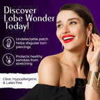 Lobe Wonder The ORIGINAL Earring Support Patches – 60 Clear & Latex-Free