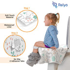 Buy now Toilet Seat Covers Disposable - 20 Pack - Waterproof, Ideal for Kids and Adults – Extra Large, Individually Wrapped for Travel, Toddlers Potty Training in Public Restrooms (Dinosaurs, 20) at indiglob india