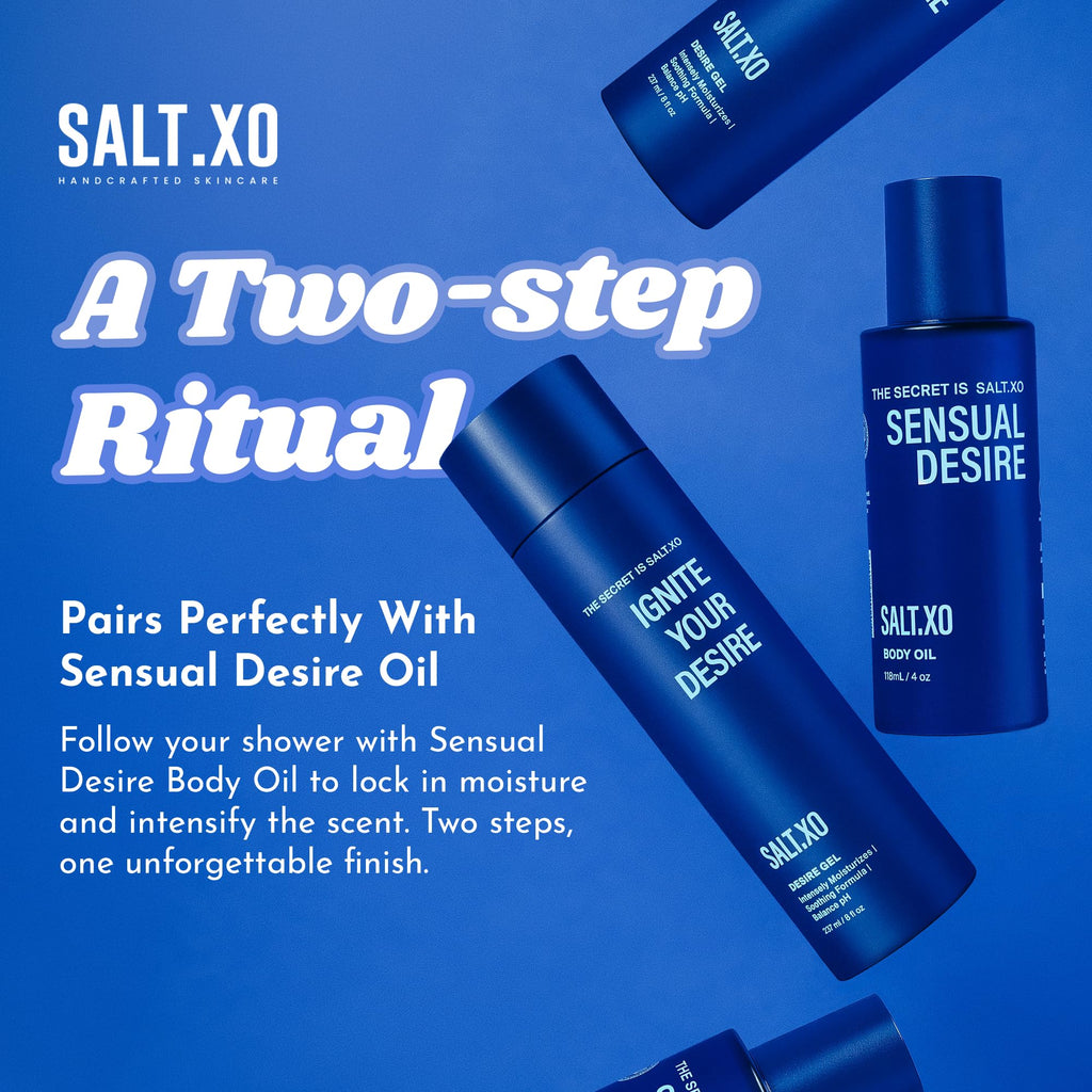 salt.xo Ignite Your Desire Body Wash for Women, Sensual Scent, 8 Fl Oz