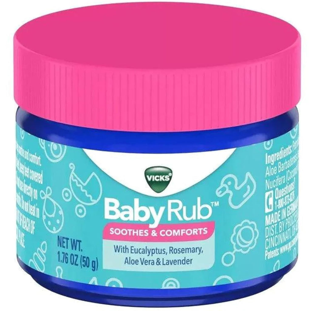 Buy now Vicks BabyRub Soothing Chest, Neck and Back Ointment 1.76 Ounce at indiglob india