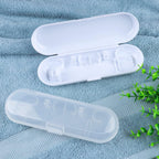 Buy now Fowecelt 2 Pack Electric Toothbrush Travel Case for Oral-B Pro and Other Electric Toothbrush, Portable Travel Toothbrush Holder (White & Clear) at indiglob india