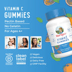 MARYRUTH'S Vitamin C Gummies for Adults & Kids, Immune Support, 60 Servings | Immune Support, 60 Servings