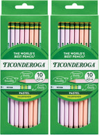 Buy now Ticonderoga Wood-Cased Pencils, Pre-Sharpened, #2 HB Soft, Neon Colors, 10 Count at indiglob india