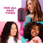 Buy now The Knot Dr. hair brush by Conair - Detangling hair brush - Removes Knots and Tangles in wet or dry Hair - hair brushes for women - Pink at indiglob india