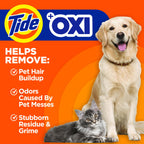 Tide Pet Washing Machine Cleaner 52 Week Supply with Oxi for Front and Top Loader Washer Machines, Deep Cleaning Residue & Odor Eliminator, 12 Month Supply (Packaging May Vary)