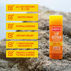 O'Keeffe's Lip Repair SPF 35 Balm, Moisturizer for Cracked, Dry Lips | Heals and Relieves, Long-Lasting Hydration, Contains Aloe, Hypoallergenic Formula