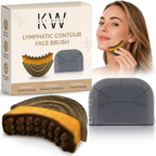 Lymphatic Contour Face Brush, Dry Brush Massager for Lymphatic Drainage