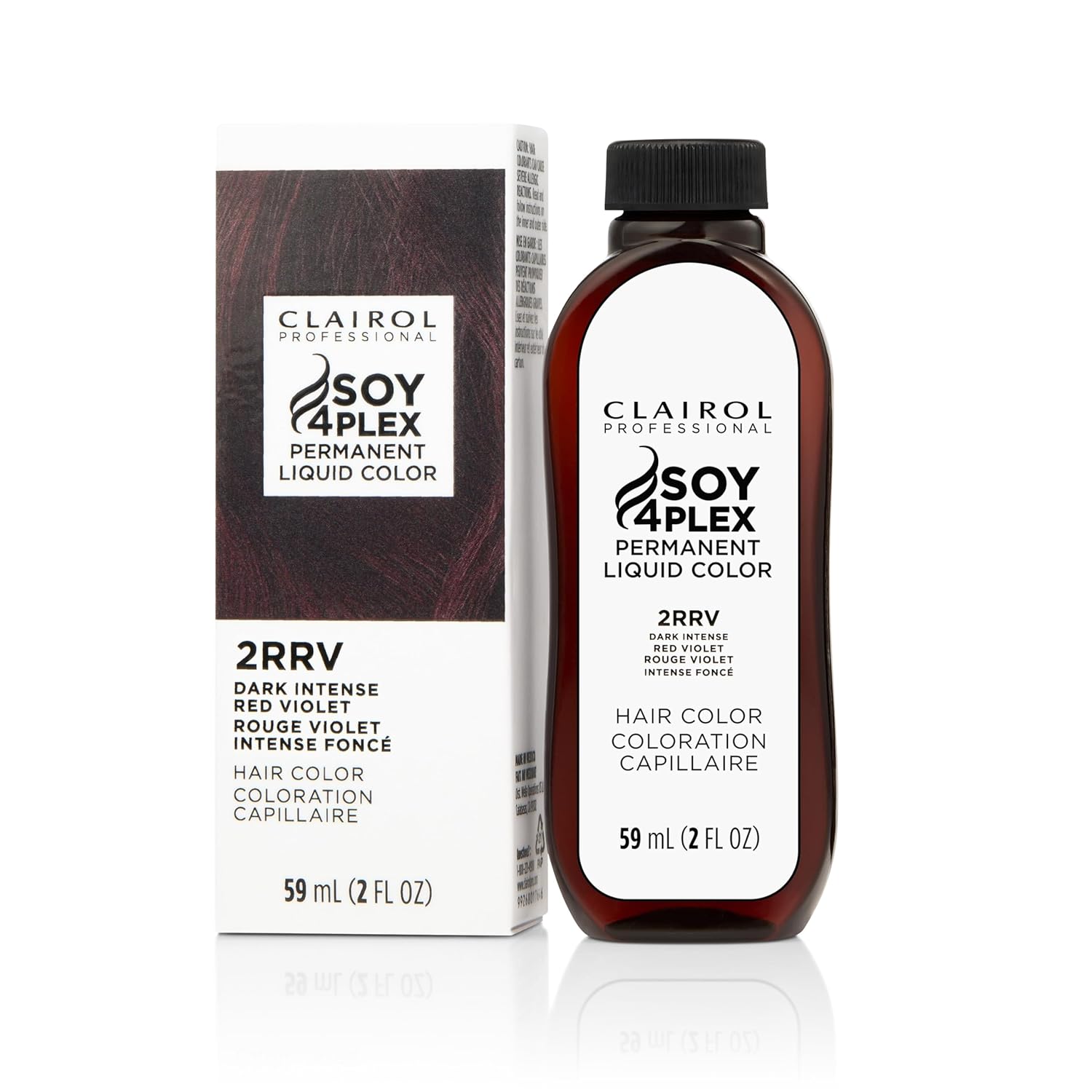 Buy now Clairol Professional Permanent Liquicolor for Black/Dark Violet Brown Hair Color with 100% Gray Coverage | Packaging May Vary 2rrv Dark Intense Red Violet at indiglob india