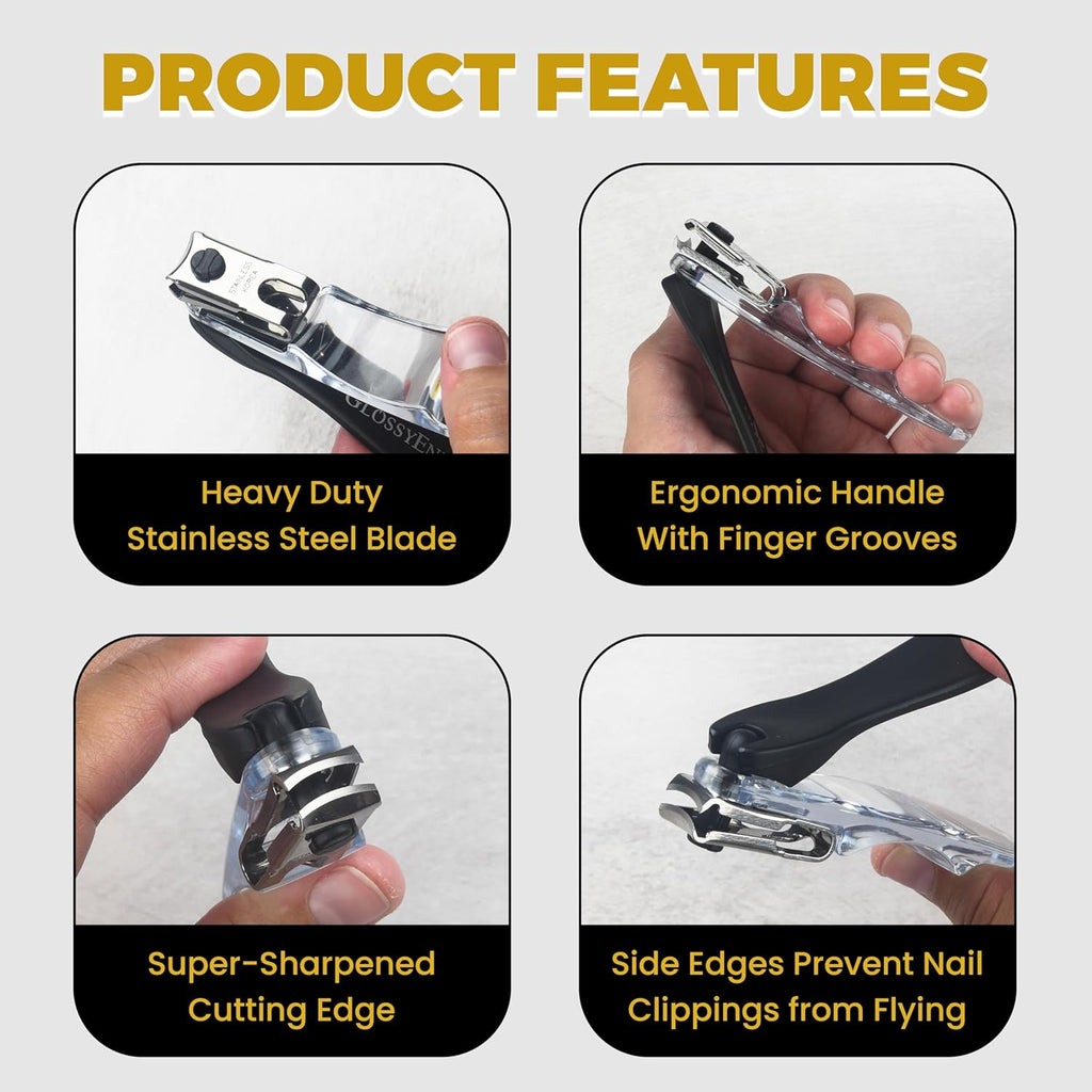 Buy now EZ Grip 360 Degree Rotary Stainless Steel Sharp Blade Fingernail Toenail Clipper, Trimmer and Cutter at indiglob india