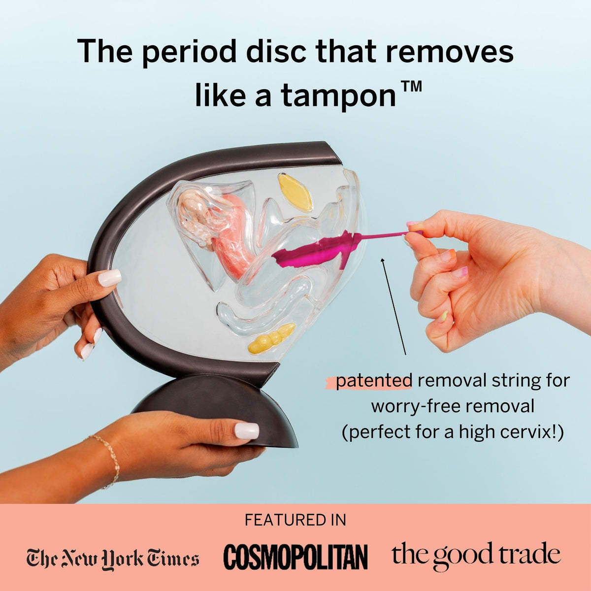 Pixie Menstrual Disc Kit for Feminine Care - Pixie Discs are Designed to Remove Like Tampons - 100% Medical-Grade Silicone - Best Period Disc Starter Kit - Proven to Become A Successful Disc User