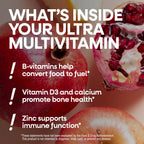 Nature's Way Alive! Women's 50 Plus Ultra Potency Multivitamin, 150 ct | Complete and High Potency Formula with Vitamin D3, C, E, and Methylated B12; Supports Heart, Brain, and Bone Health*.