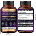 Biotin 10000mcg + Silicon - Pharmaceutical Grade Biotin - 120 Softgels | Biotin Supplement for Hair Growth Support, Skin & Nails for Women - Max Strength & 100% Bioavailability - 120-Day Supply