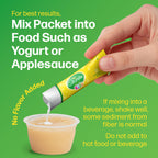 Culturelle Kids Probiotic + Fiber Packets, Ages 1+, Unflavored, 24 Count | From the #1 Pediatrician-Recommended Brand± Digestive Health & Immune Support, Help Restore Regularity*, Children & Toddlers