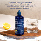 Trace Minerals Magnesium Glycinate Liquid Supplement, Lemon Lime, 8 fl oz