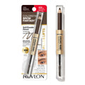 Buy now Revlon ColorStay Brow Fantasy, All In One Eyebrow Powder Pencil with Shaping Clear Gel, Gel Infused with Panthenol, Smudge-proof, 16HR Visibly Full Brows, 004 Dark Brown at indiglob india