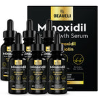 Beaueli 5% Minoxidil for Men and Women, Hair Growth, Beard Growth, Hair Regrowth, Unscented Drop, 3 Fl Oz, 3 Bottles | Minoxidil Hair Growth Oil for Men & Women, 5% Minoxidil Serum Hair Regrowth Treatment with Biotin for Thicker, Fuller Hair