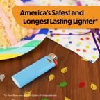 BIC Classic Lighters, Pocket Lighter Style, 50 Count Tray, Assorted Colors