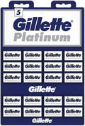 Buy now Gillette, 100 Gillette Platinum Double Edge Safety Razor Blades on a display card, 20 dispnesers of 5 Blades at indiglob india