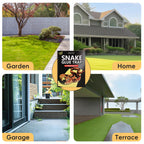 4 Pack 10" x 16" Large Snake Glue Traps with Enhanced Stickiness, Snake Rat Sticky Pad Board for House Indoor Outdoor, Sticky Glue Traps for Snakes, Mice, Rats, Easy to Set