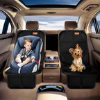 Buy now SMART ELF Car Seat Protector, 2Pack Seat Protector Protect Child Seats with Thickest Padding and Non-Slip Backing Mesh Pockets for Baby and Pet,Sedan SUV Truck (Black) at indiglob india