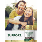 Carlyle Liposomal Vitamin C | 2200mg | 90 Softgel Capsules | High Potency Complex Supplement | Non-GMO, Gluten Free Packaging May Vary