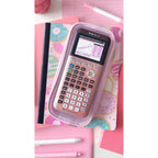 TI-84 Plus CE Graphing Calculator Texas Instruments, Rose Curve Gold