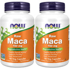 NOW Foods Supplements, Maca (Lepidium meyenii) 750 mg Raw, Reproductive Health*, 90 Veg Capsules