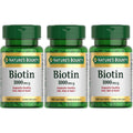 Nature's Bounty Biotin, 1000 mcg, 100 Tablets | Supports Metabolism for Energy and Healthy Hair, Skin, and Nails