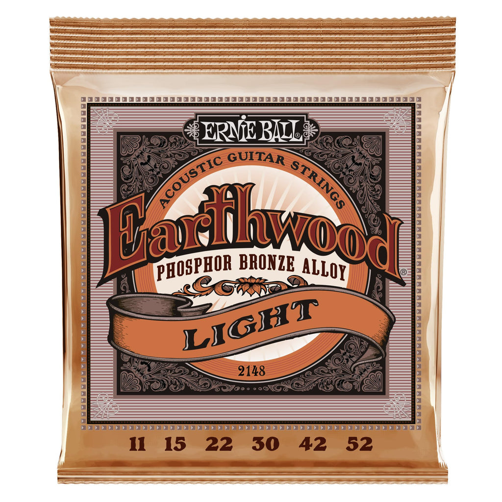 Buy now Ernie Ball Earthwood Medium Light Phosphor Bronze Acoustic Guitar Strings, 12-54 Gauge (P02146) at indiglob india