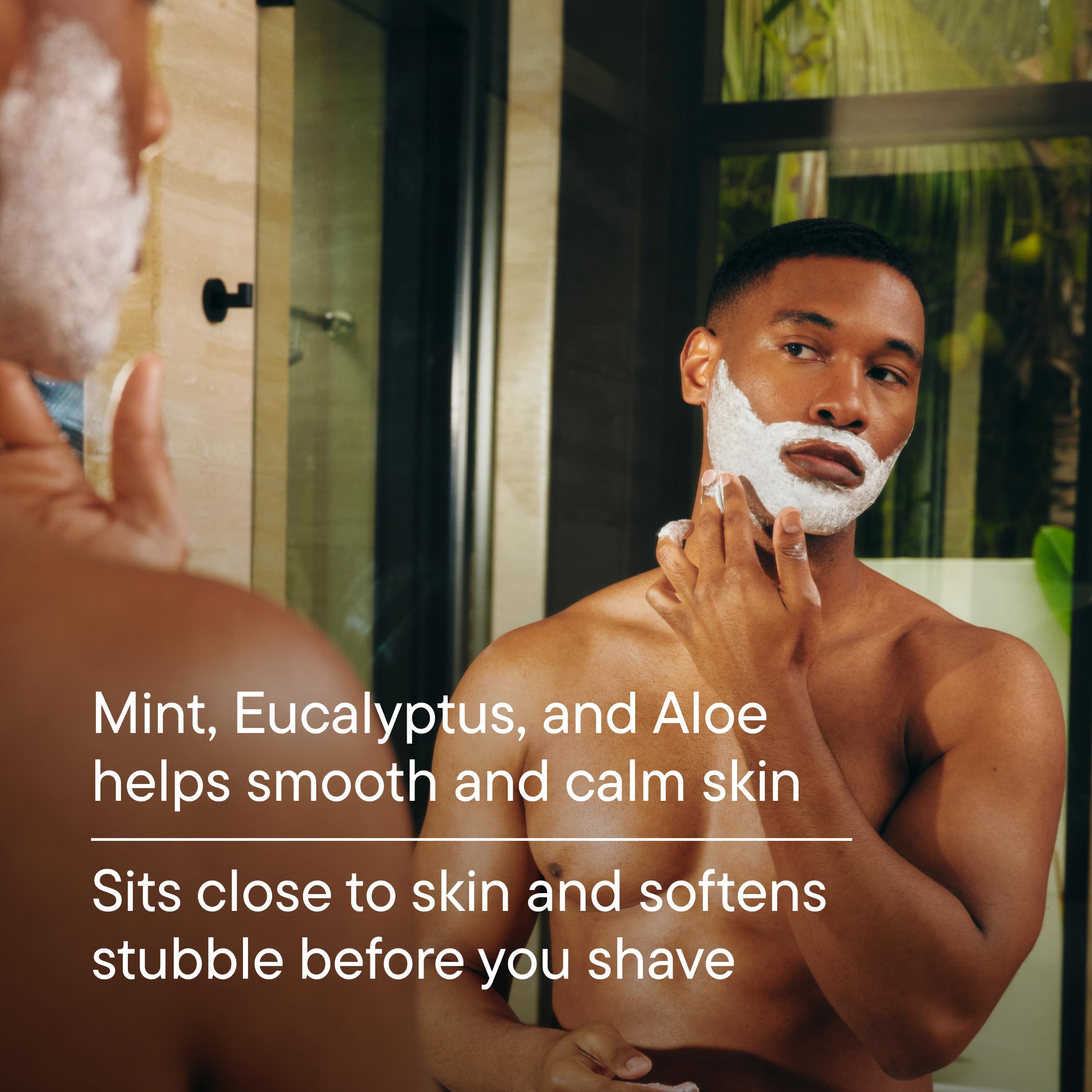 Harry's Shaving Cream for Men with Aloe and Eucalyptus - 2 oz (4 Pack) | Conditions Skin and Softens Facial Hair - TSA Approved Travel Essentials - Safe for Sensitive Skin