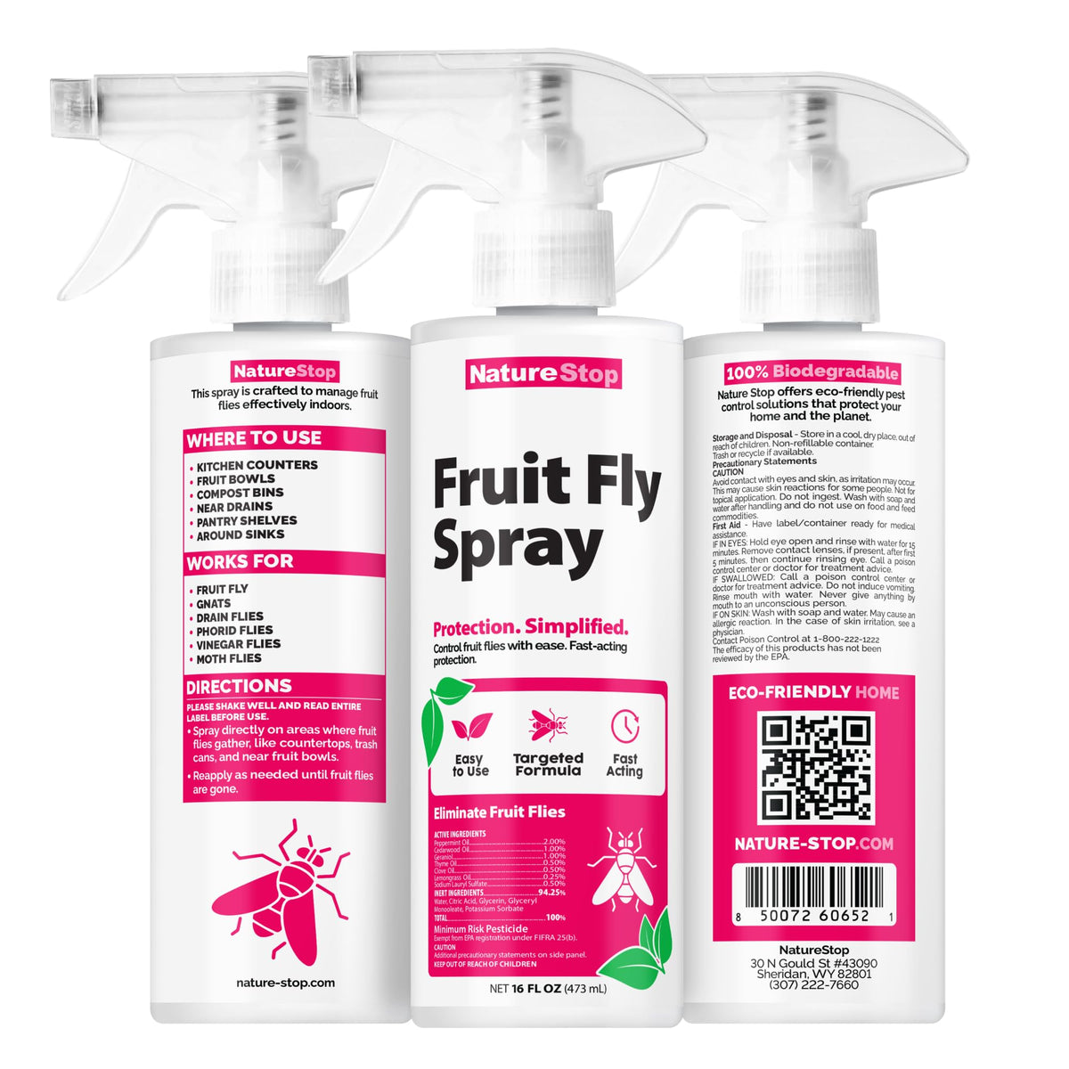 NatureStop Fruit Fly Spray (16 oz)