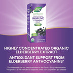 Buy now Nature's Way Sambucus Traditional Immune Elderberry Syrup for Ages 7+, Traditional Immune & Antioxidant Support*, Organic Black Elderberry Extract, USDA Certified Organic, 4 Fl Oz (Packaging May Vary) at indiglob india