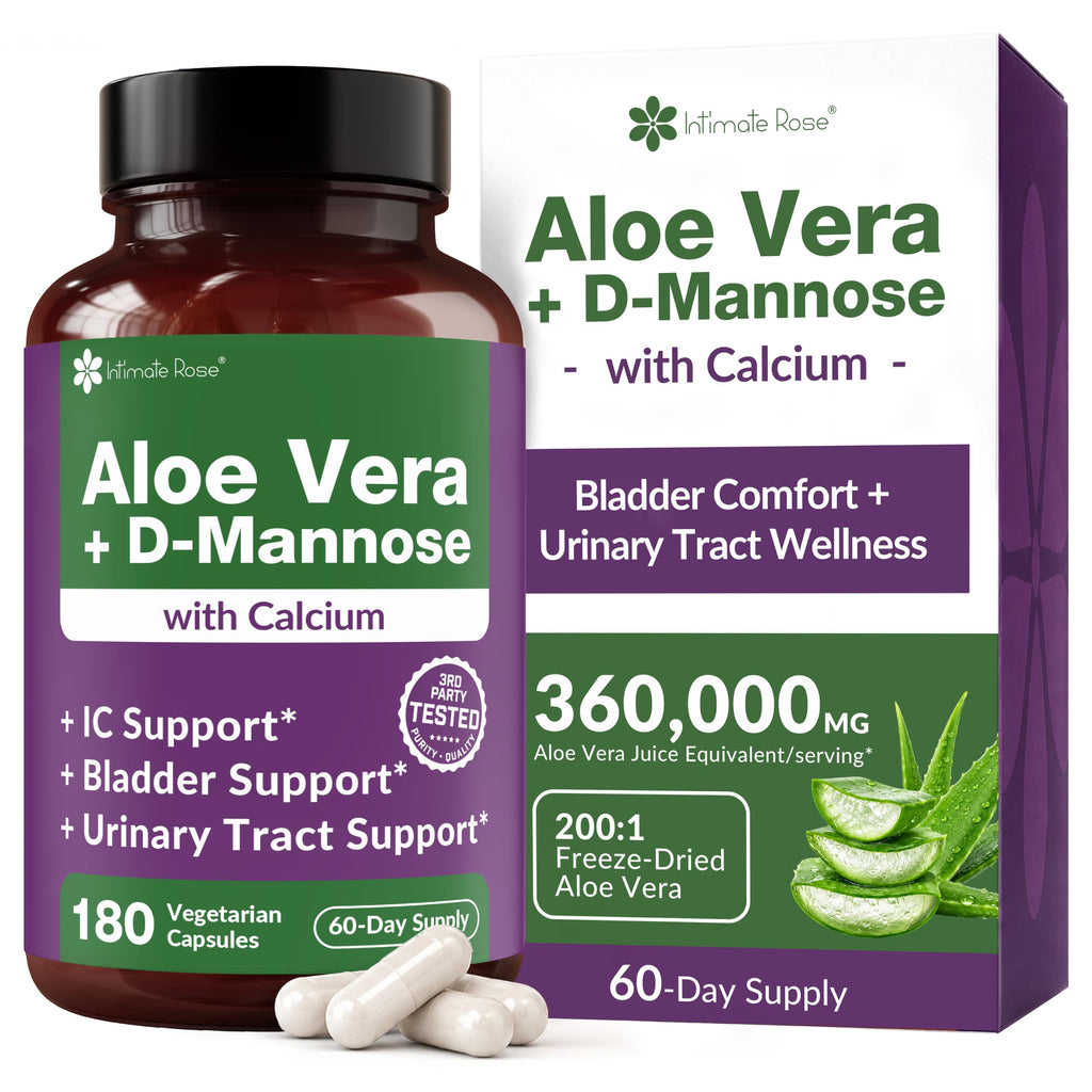 Intimate Rose Aloe Vera Capsules, IC Supplements - Aloe Vera Extract Pills