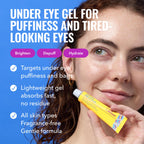 Good Molecules Yerba Mate Wake Up Eye Gel, Caffeine Under Eye Cream, 15 ml | Refreshes and hydrates tired under eyes with caffeine. Helps improve the look of puffiness, under eye bags, and fine lines.