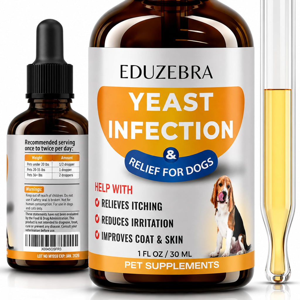 Yeast Infection Treatment for Dogs Ear, Paws, Skin - All Breeds and Sizes