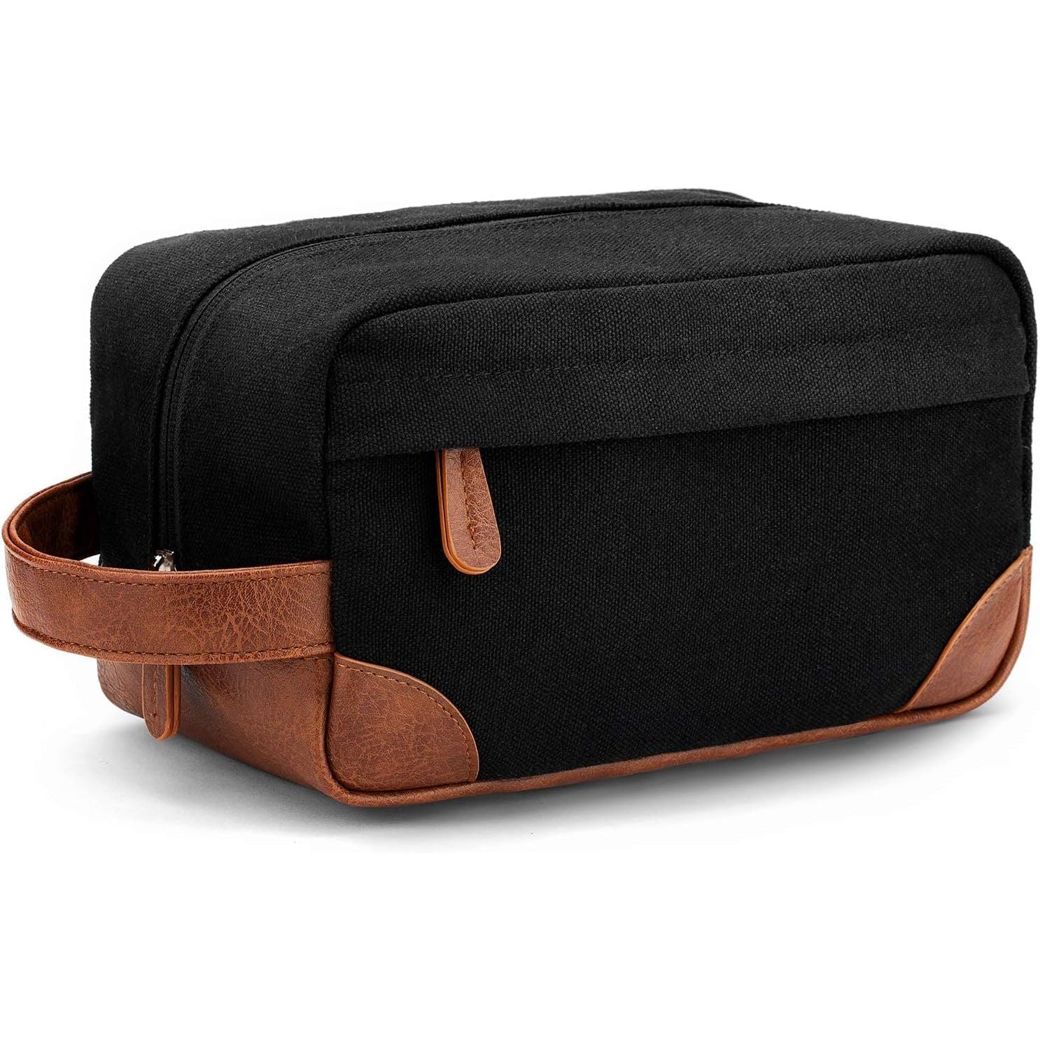 Buy now Vorspack Travel Toiletry Bag - Hanging Toiletry Bag for Men Water Resistant Canvas Shaving Bag with Large Capacity for Travel - Black at indiglob india