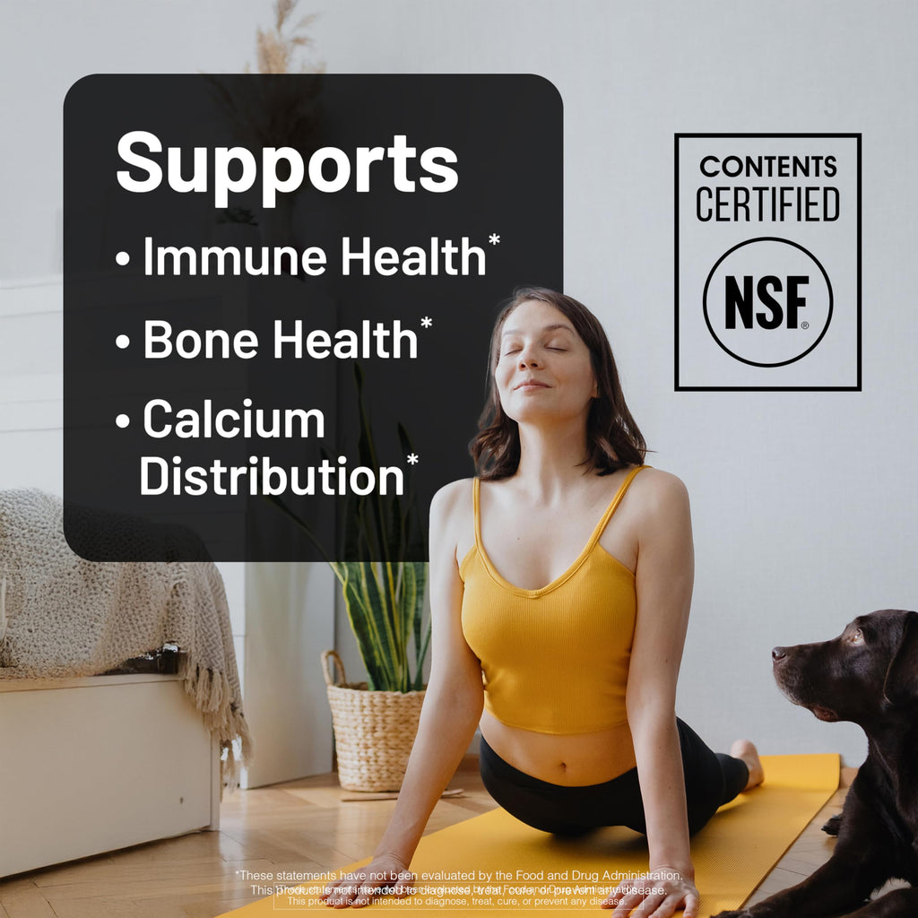 NatureWise Vegan Vitamin D3 K2 Supplement, 5000IU + 100mcg, 60 Softgels | High Absorption D3 & K2 - Organic Cold-Pressed Olive Oil - Immune & Bone Health Support - 2-Month Supply