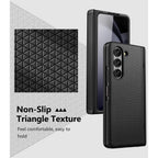 Buy now for Samsung Galaxy Z Fold 5 Case with Screen Protector & Hinge Protection, Slim Fit Shockproof Lightweight Durable Hard PC Cover Phone Case for Samsung Galaxy Z Fold 5 5G 2023, Black at indiglob india